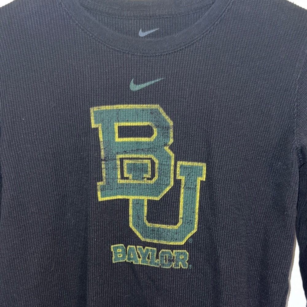 Baylor Gear! Nike Black Waffle with BU Logo Green & Yellow - Picture 3 of 4